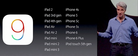 ios 9 güncellemesi