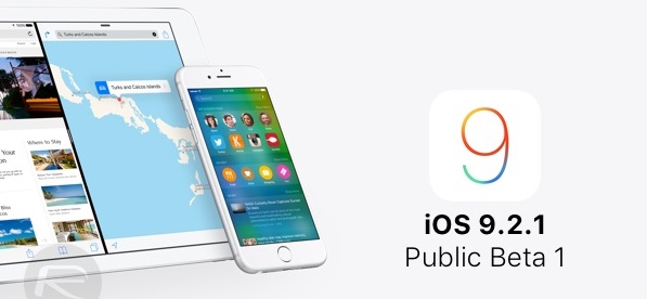 ios 9.2.1 public beta güncellemesi